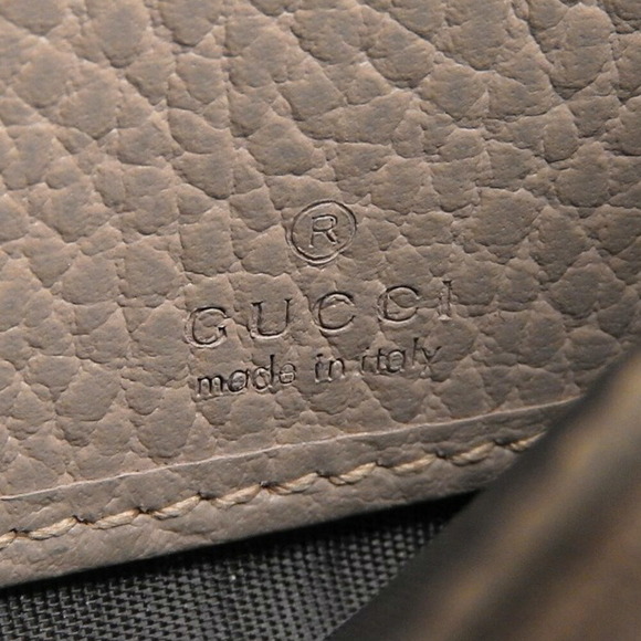 GUCCI Beige Leather GG Marmont Wallet - Picture 8 of 8